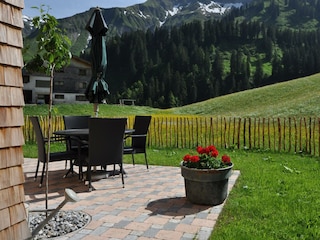 Terrasse vom Garten-Appartement