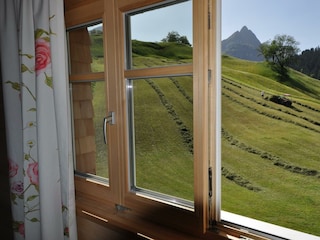 Aussicht vom Schlafzimmer