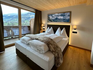 Schlafzimmer mit Aussicht