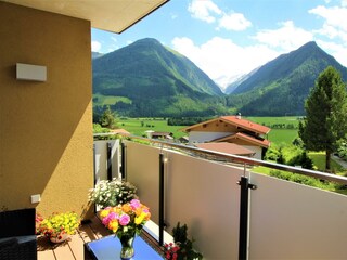 Blick vom Balkon