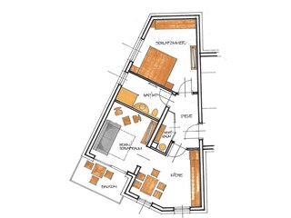 Grundriss Appartement Cilli