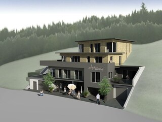 Skizze aparthotel ADRENALIN - Südost