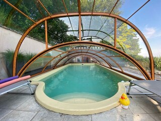 Casa Schindler Pool überdacht