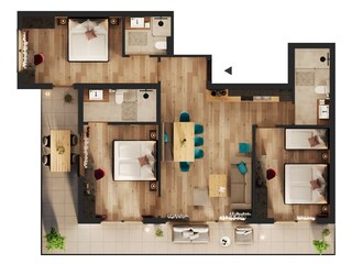 Grundriss Austrian Suite