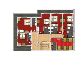 Appartemtent 2 - Lageplan
