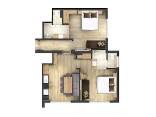 GR 2 Zimmer und Küche