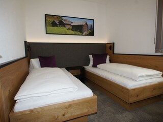 Zweibettzimmer getrennten Betten