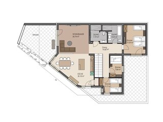 Grundriss Chalet