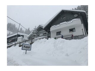 Ansicht Ferienhaus Winter