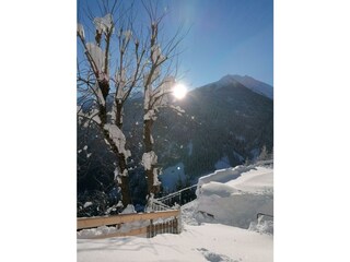 Garten Aussicht Winter
