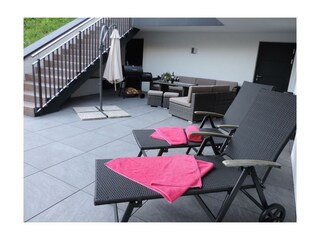 Terrasse mit Smokergrill