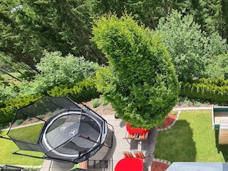 Gartenansicht von oben