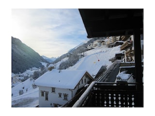 Blick auf die Piste