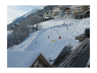 Blick zur Piste