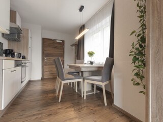 Appartement Alpenrose_Wohnbereich mit Küche
