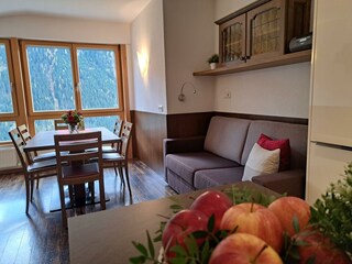Ferienhaus Spiss Wohnung B Wohnraum (3)
