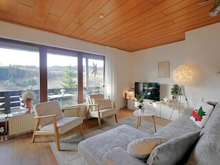 Wohnbereich mit Ausblick - Fewo Schöner Ausblick***