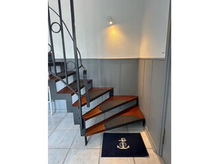 Treppenaufgang zur Fereinwohnung