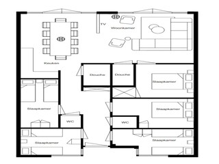 Maison de vacances Terwolde Plan d'étage 15