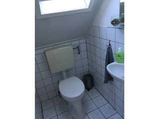 Toilette oben