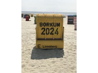 Strandkorb am Südstrand