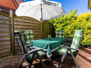 innenliegende Terrasse zur Südseite