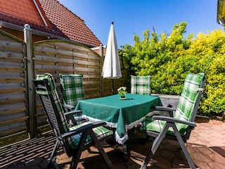 innenliegende Terrasse zur Südseite