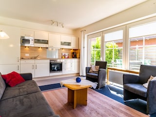 Wohn/Essraum mit neuer integrierter Küche