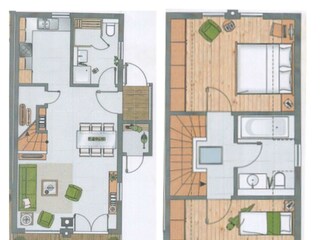 Maison de vacances Glowe Plan d'étage 22