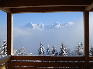 Vom Balkon im Winter