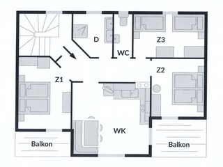 Appartamento per vacanze Raggal Pianta del piano 31