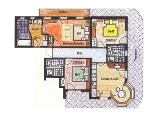 Appartement Neustift im Stubaital Grondplan 20