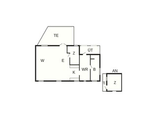 Casa de vacaciones Kulhuse Plano de planta 7