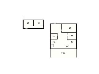 Maison de vacances Tranum Strand Plan d'étage 2