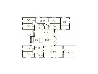 Vakantiehuis Ansager Grondplan 46