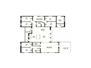 Vakantiehuis Ansager Grondplan 47