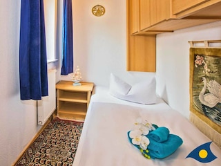 Schlafzimmer mit Einzelbett