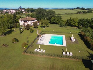 Our property with view on the small village Scarna