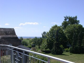 Blick vom Balkon