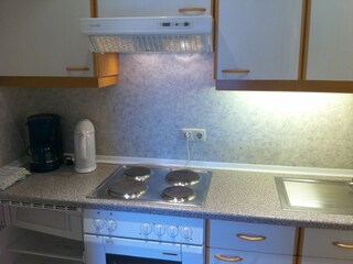 Kochnische mit Elektroherd