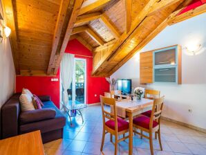 Apartments Vodnica- Comfort One Bedroom Apartment with Balcony and Partial Sea View A1 - Zaton near Dubrovnik - image1