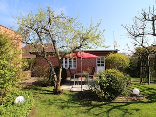 Blick auf das Ferienhaus