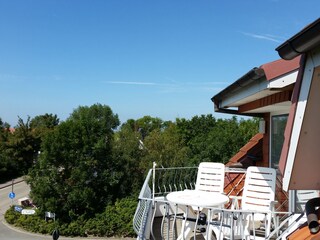 seitlicher Balkonblick