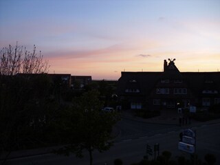 Abendstimmung auf dem Balkon