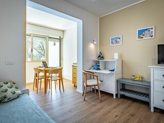 Wohnzimmer mit Sofàbett