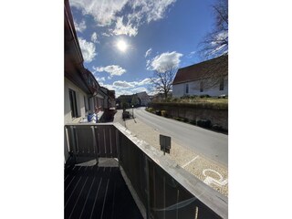 Aussicht vom vorderen Balkon