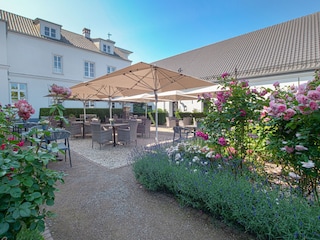 Außenbereich Café Gut Heidefeld