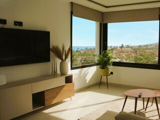 Wohnzimmer mit spektakulärer Aussicht