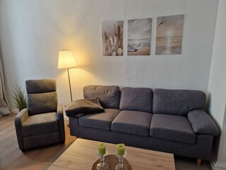 Sofa und Fernsehsessel