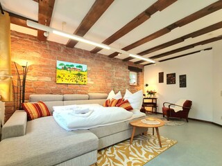 Bequeme Doppelschlafcouch für 5. und 6. Gast